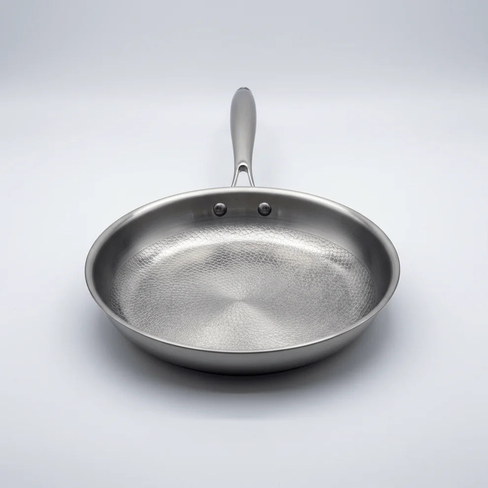 Top view of the Takora titanium frying pan