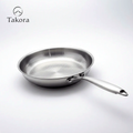 Takora titanium frying pan with hammered fish-scale surface